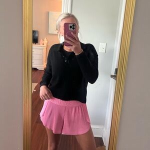 All in Motion Pink Pleated Shorts